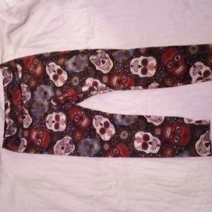 Sugar Skull print leggings